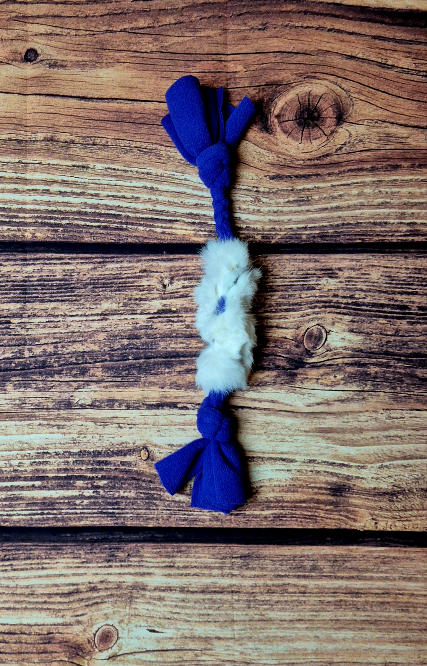 12" Bunny Fur Tug (Purple)