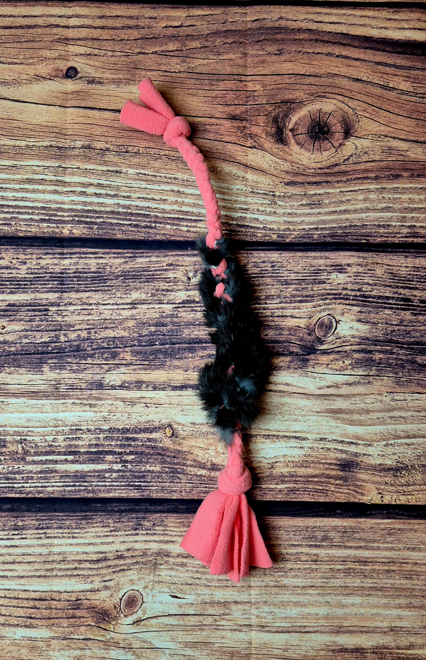 17" Bunny Fur Tug (pink)