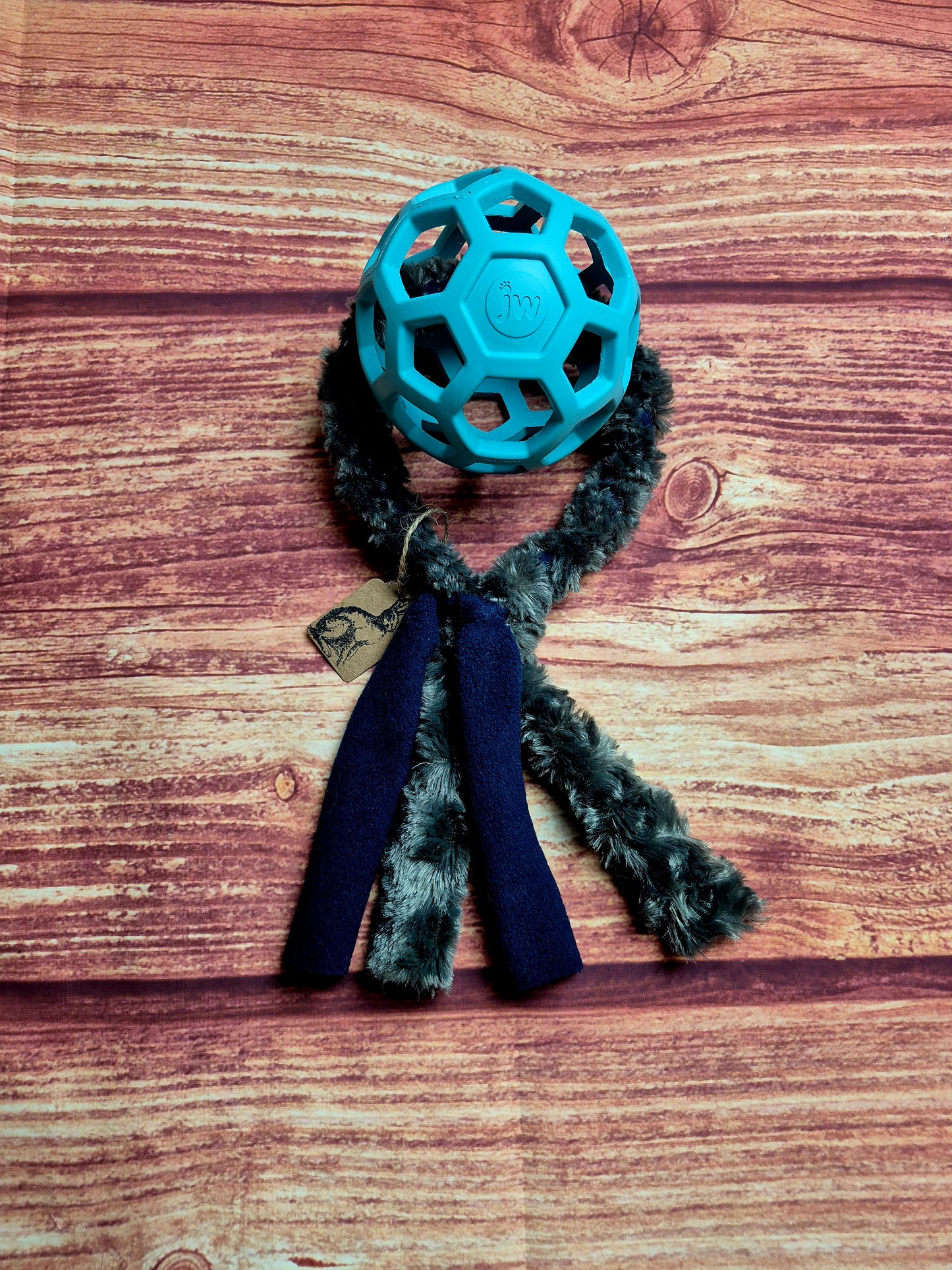 Medium Hol-ee Roller on a Ring (blue/navy)