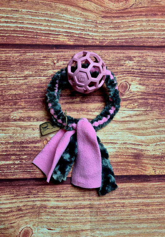 Small Hol-ee Roller on a Ring (pink/pink)