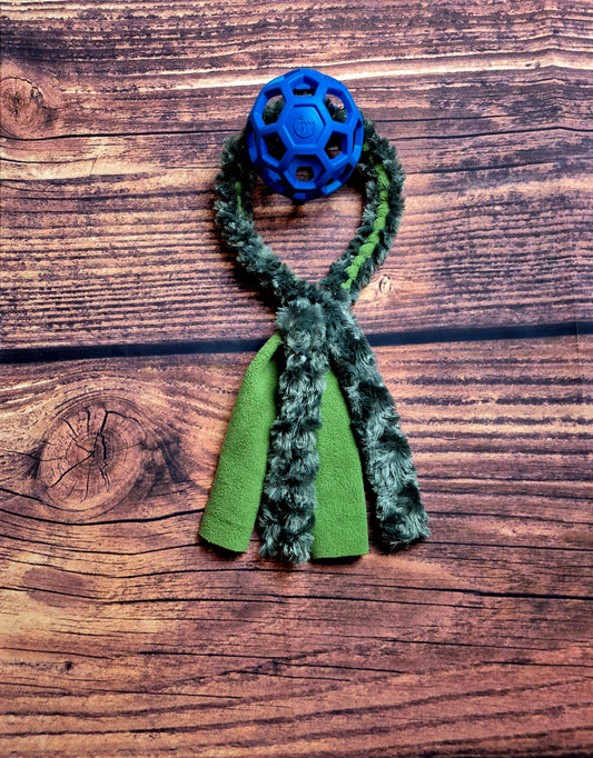 Small Hol-ee Roller on a Ring (blue/olive)