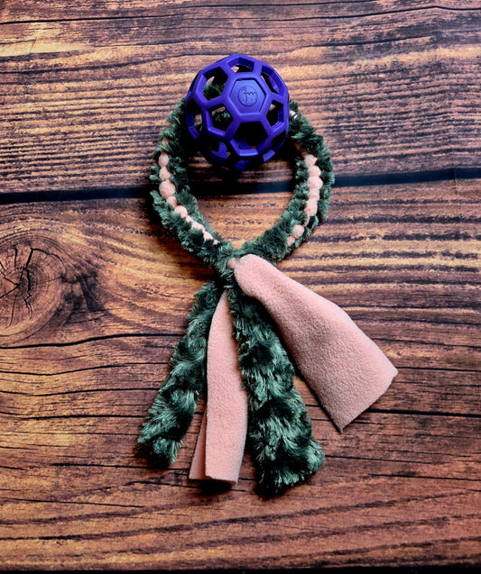 Small Hol-ee Roller on a Ring (purple/pink)